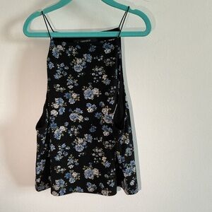 Forever 21 Black Floral Women's Top
